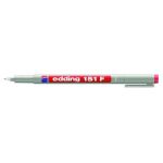 OHP-Marker edding 151 F non-permanent, 0,6 mm, rot              