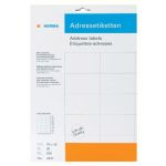 HERMA Adress-Etiketten auf A4-Blttern 70x42 420 St. Ecken spit