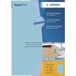 HERMA Etiketten blau 210x297 SuperPrint 100 St.