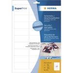 HERMA Etiketten wei Sicher/Verschluss 63,5x29,6 SuperPrint