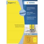 HERMA Ordner-Etiketten gelb 192x61 SuperPrint  400 St.