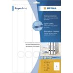 HERMA Ordner-Etiketten wei 34x297 SuperPrint 125 St.