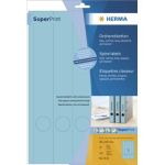 HERMA Ordner-Etiketten blau 38x297 SuperPrint 100 St.