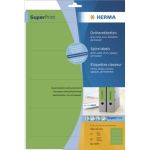 HERMA Ordner-Etiketten grn 192x61 SuperPrint 80 St.