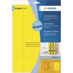 HERMA Ordner-Etiketten gelb 38x297 SuperPrint 100 St.