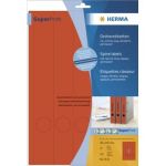 HERMA Ordner-Etiketten rot 38x297 SuperPrint 100 St.