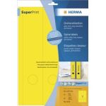 HERMA Ordner-Etiketten gelb 61x297 SuperPrint 60 St.