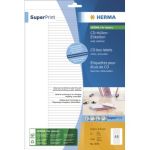 HERMA Etiketten CD-Box wei 114,3x5,5 SuperPrint