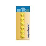 Magnete Smilies dm 20mm gelb 8er Pack