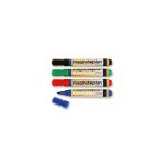 Kombimarker Flipchart/Whiteboard 4er Set farbig sortiert