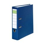 Ordner grner Balken A4 8cm blau PP-Folienbezug Wechselfenster