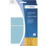 HERMA Vielzweck-Etiketten 52x82mm blau 128 St.