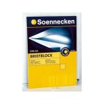 Briefblock A4 blanko 50Blatt 4fach gelocht