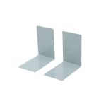 Buchsttze Metall 14x9x14cm lichtgrau 2er Pack