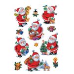 HERMA Schmucketiketten DECOR Weihnachten Lustiger Nikolaus 3 Bl.