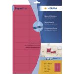 HERMA Etiketten neon-rot 63,5x29,6 SuperPrint 540 St.