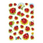 HERMA Schmucketiketten DECOR Marienkfer und Blume 3 Bl.