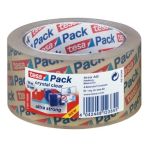 Verpackungsklebeband tesapack Crystal Clear, PP, 66 m x 50 mm,