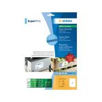 HERMA Etiketten SuperPrint 210x 297mm Powerkleber PA=25St wei