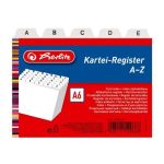 Karteiregister A6 PP wei 25tlg A-Z