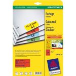 Farbige-Etiketten , rot, 63,5x33,9mm, 480 Etiketten