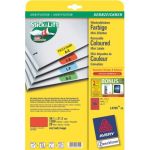 Farbige Mini-Etiketten, rot, 38,1x21,2mm,1300 Etiketten         