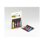 Haftstreifen Post-it Index mini Leuchtfarben 4er Pack