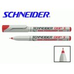 Schneider Folienschreiber OHP 221 rot nonpermanent SF