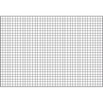 Karteikarte, Karteikarton, 180 g/qm, A4 quer, kariert, wei, 100