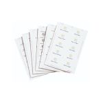 Einsteckschild 40x75mm weiss auf A4 240er Pack