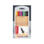 Fineliner Point 8810 Etui mit 10 Farben