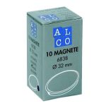 Magnete rund dm 32mm schwarz 10 Stk