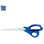 Schere 8'' 21,5cm mit Kunststoffgriff blau