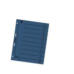 Trennblatt A4 farbig blau 100er Pack