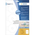 HERMA CD-Etiketten Mini wei  78 SuperPrint 60 St.