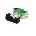 Tischabroller, inkl. 3 Rollen Scotch Magic(TM)Tape 810, schwarz