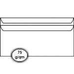 Briefumschlag DL oF sk weiss 70g 25er Pack