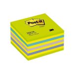 Haftnotizwrfel Post-it 76x76mm neon grn 450Blatt