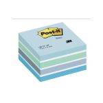 Haftnotizwrfel Post-it 76x76mm pastell blau 450Blatt