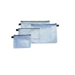 HETZEL Reissverschlusstasche A4 PP blau, Carry Range 1300259