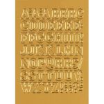 HERMA Buchstaben 12mm A-Z  Folie gold 1 Bl.