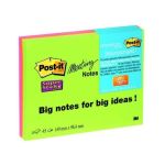 Haftnotiz Post-it Meeting Notes 149x98,4mm farbig sortiert 4x45