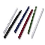 Plastikbindercken 8mm weiss 100er Pack