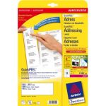 Adress-Etiketten QuickPEEL, Laser-Farblaser-Inkjet weiss, 99,1x3