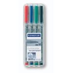 Folienschreiber non-perm 1mm f.sort 4er Pack