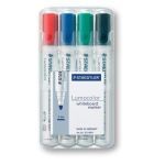 Whiteboardmarker Rundspitze farbig sortiert 4er Pack