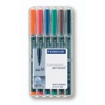 Folienschreiber perm 1mm f.sort 6er Pack