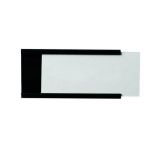 Magnetschild Magnetetikettentrger, 30 x 60 mm, Schwarz