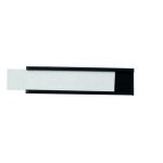 Magnetschild Magnetetikettentrger, 15 x 60 mm, Schwarz