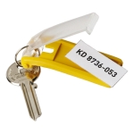 DURABLE Schlsselanhnger KEY CLIP 24 x 68 x 15 mm (B x H x T) Kunststoff gelb 6 St./Pack.
